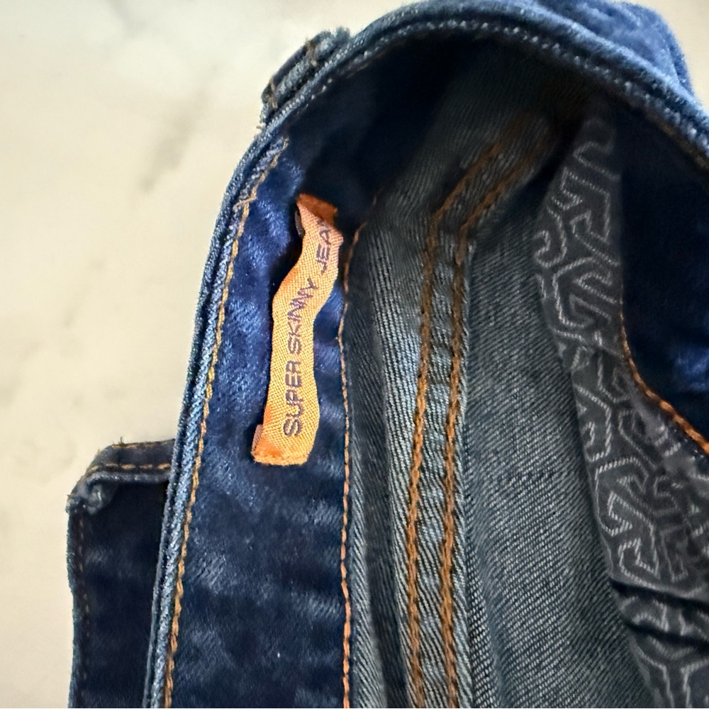 Tory Burch Indigo Denim Jeans size 26 - Picture 4 of 4